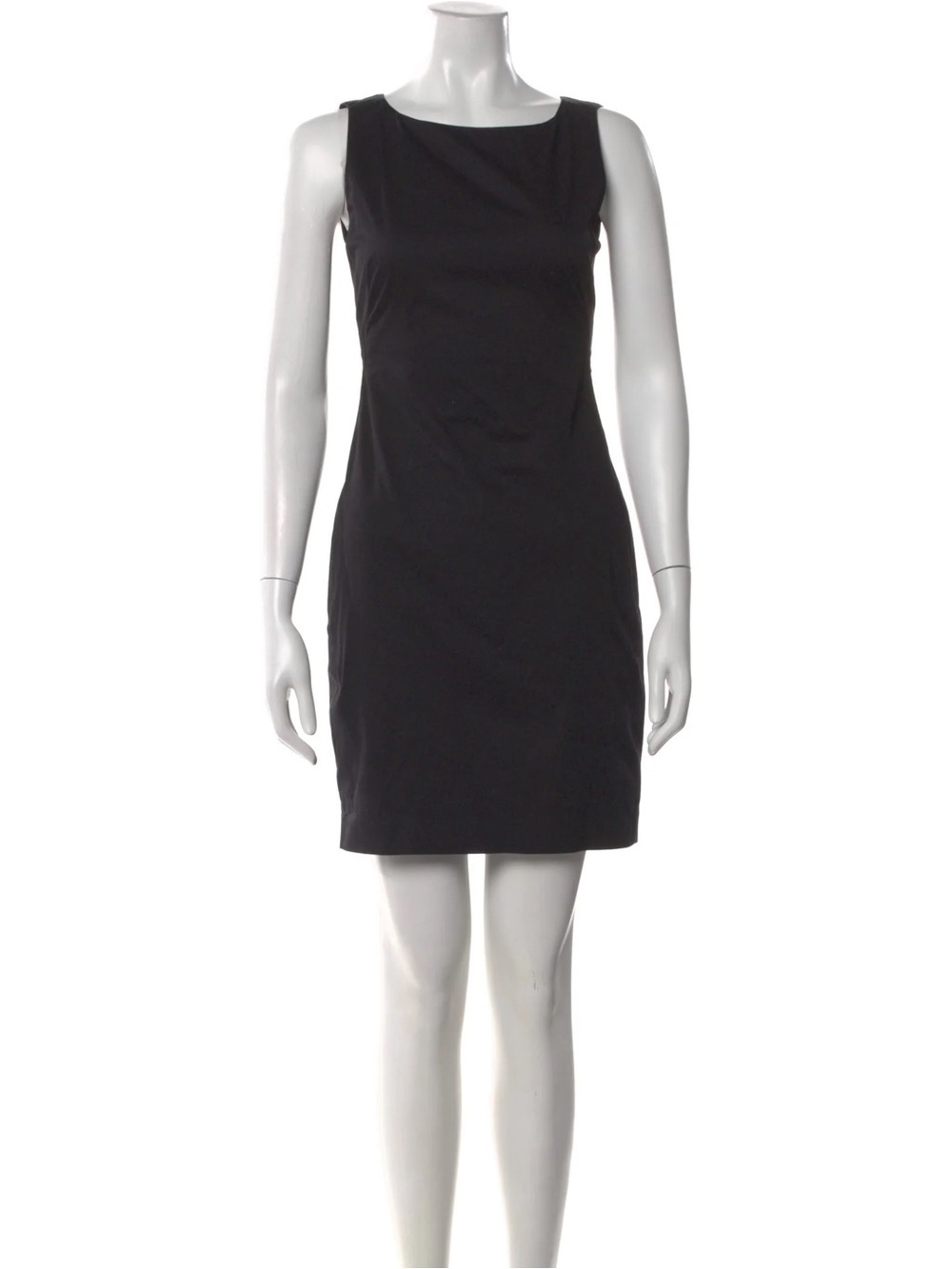 Theory Size 10 Black Sleeveless Mini Dress
